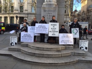 London Vigil for Global Day against Military Spending