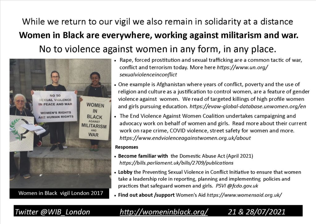 vigil no to violence against women