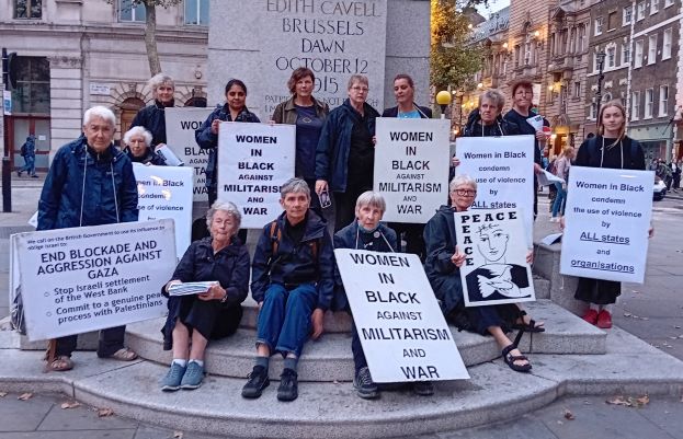 Women in Black vigil. Israel-Palestine, 11 October 2022