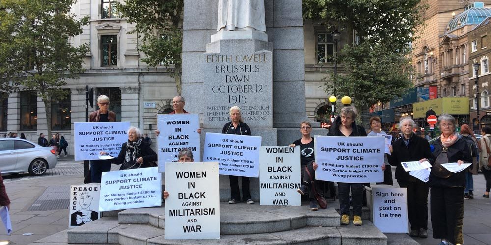 Women in Black Vigil on climate justice and nuclear war
