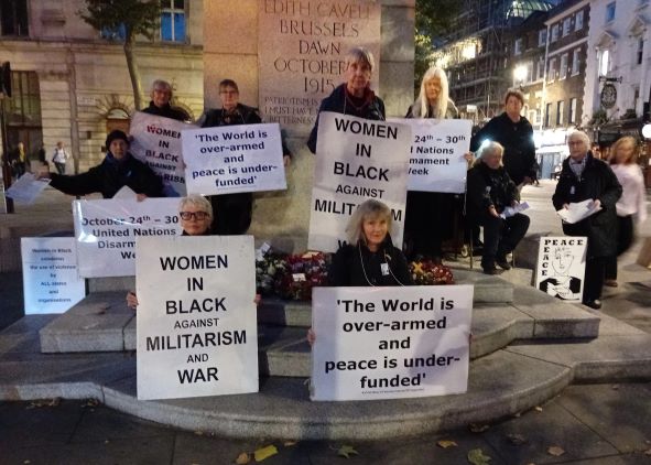 Women in Black vigil calling for disarmament