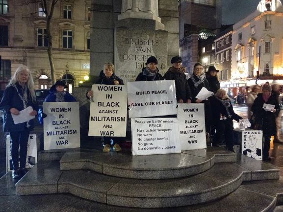 Women in Black Christmas appeal vigil