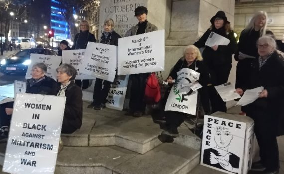 Women in Black vigil for international women's day