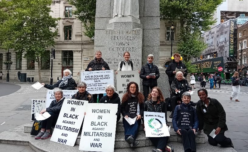 Women in Black vigil for Gaza and West Bank