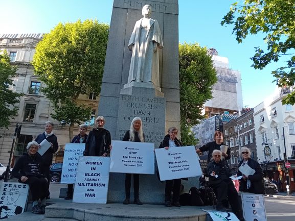Women in Black call for a stop to Defence/Arms Sales fair in London