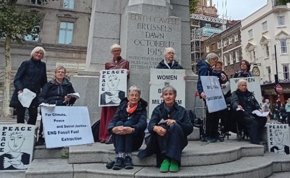 WiB Vigil for Week of Action for Peace and Climate Justice