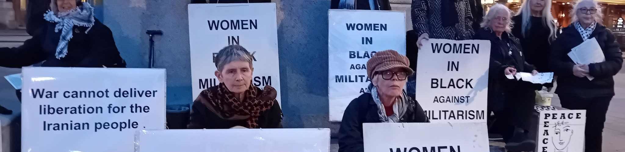 Women in Black vigil for the liberation of people of Iran