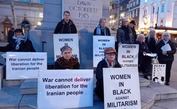 Women in Black vigil for the liberation of people of Iran