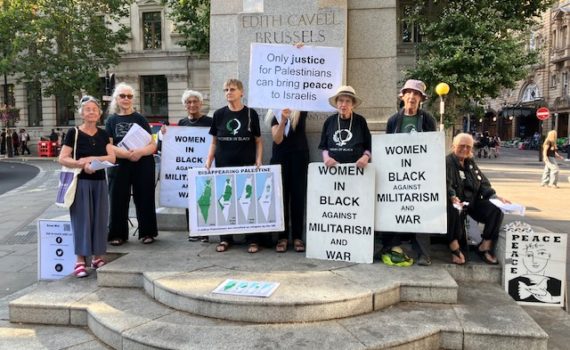 Women in Black vigil calling for peace in Lebanon and Gaza