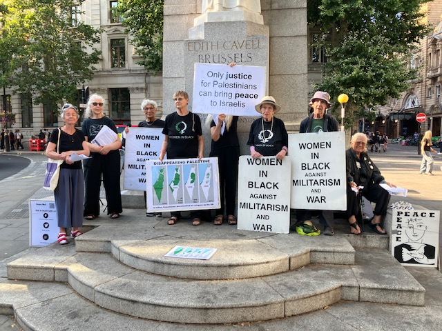 Women in Black vigil calling for peace in Lebanon and Gaza